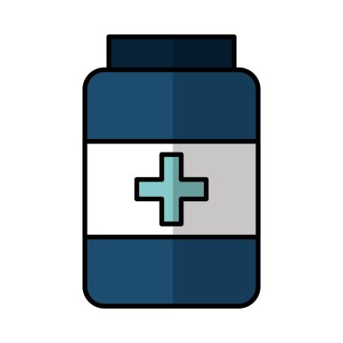 şişe ilaç izole simgesi