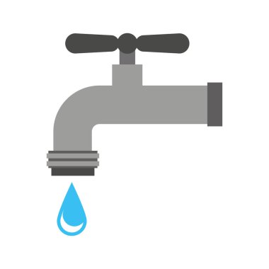 su dokunun izole simgesi