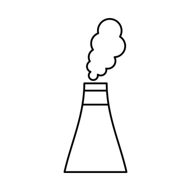 Fabrika tesis izole simgesi