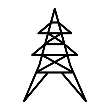 enerji Kulesi izole simgesi
