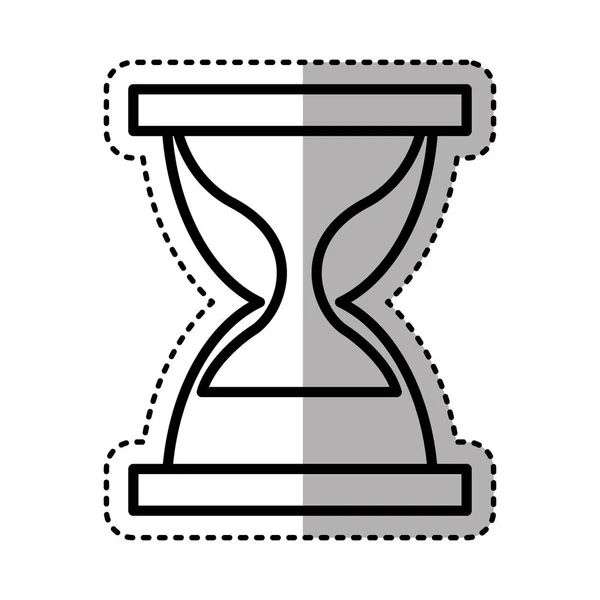 Hourglass watch isolated icon — Stock Vector