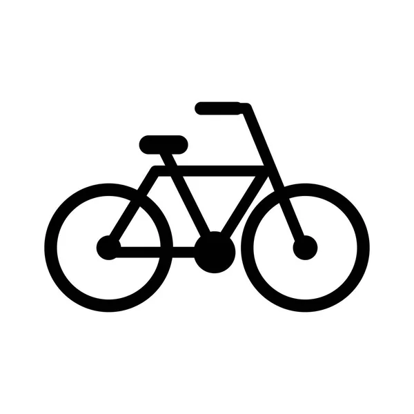 Dibujo de bicicleta icono aislado — Archivo Imágenes Vectoriales
