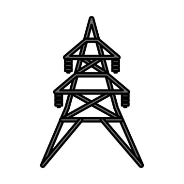 enerji Kulesi izole simgesi
