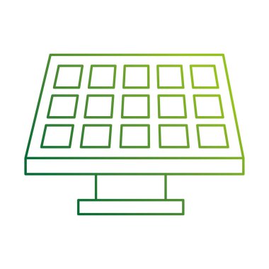 paneli güneş izole simgesi