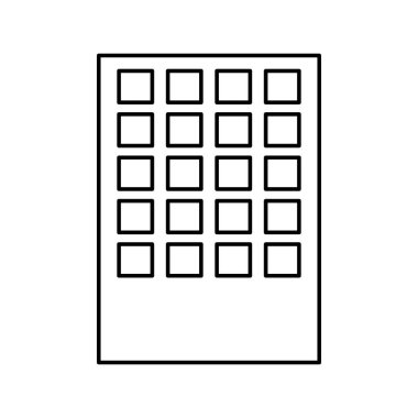 izole siluet simge oluşturma