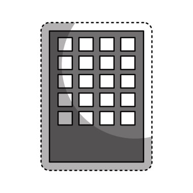 izole siluet simge oluşturma