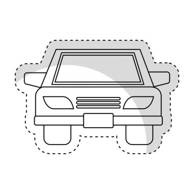 araba araç izole simgesi