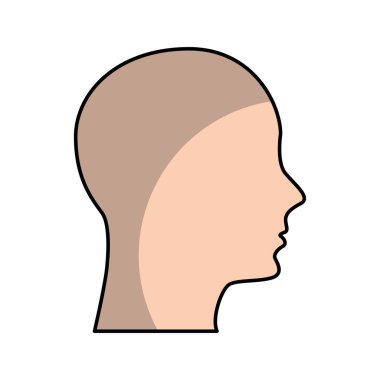 baş insan profili simgesinin