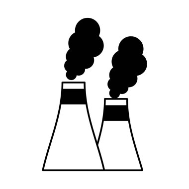 Fabrika tesis izole simgesi