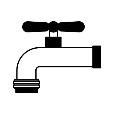 su dokunun izole simgesi