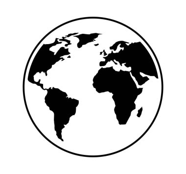 gezegen izole simge kaydetmek