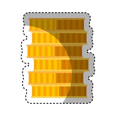 sikke para izole simgesi