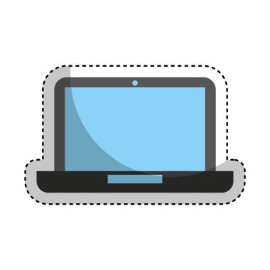 dizüstü bilgisayar izole kutsal kişilerin resmi