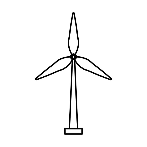 Wind energie geïsoleerde pictogram — Stockvector