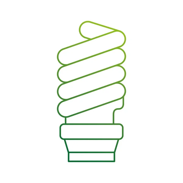 Save bulb isolated icon — Stock Vector