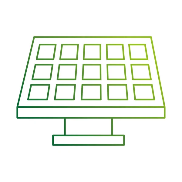 Zonne-geïsoleerd van het Configuratiescherm — Stockvector