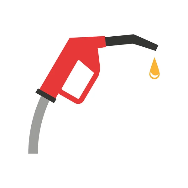 Zbraň palivové čerpací stanice — Stockový vektor