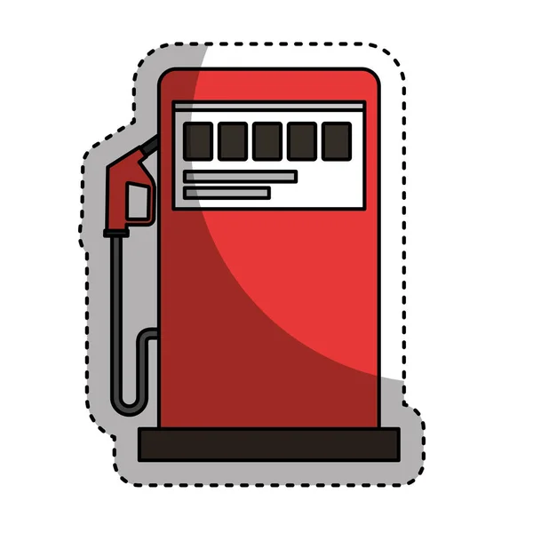 Geïsoleerde pictogram van Station service — Stockvector