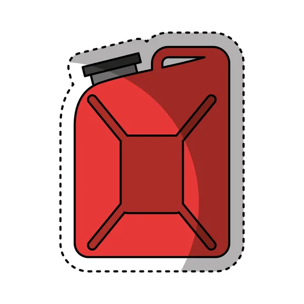 Gallon tank isolated icon — Stock Vector