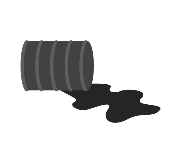 Barrel tank isolated icon — Stock Vector