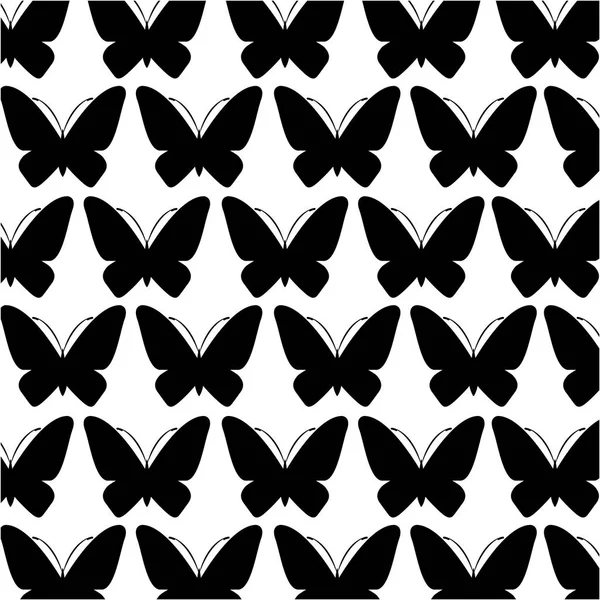 Silhueta borboleta ícone isolado — Vetor de Stock