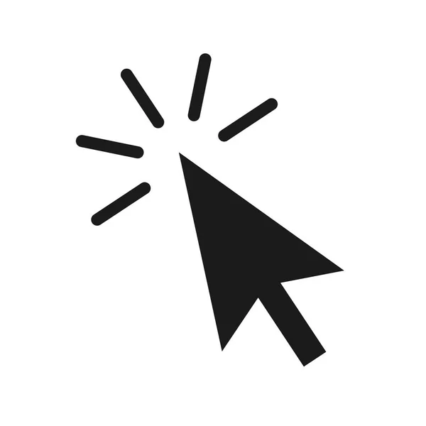 Arrow pointer isolated icon — Stock Vector