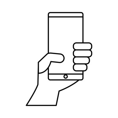 Smartphone teknoloji satırı simgesi