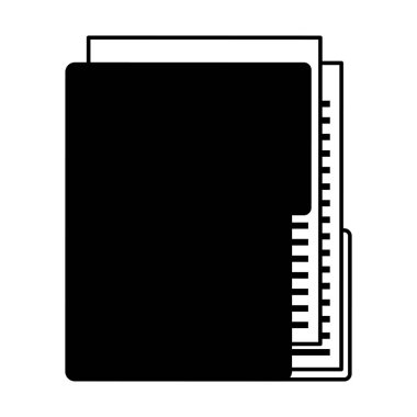 Belgeler klasörünü izole simgesi