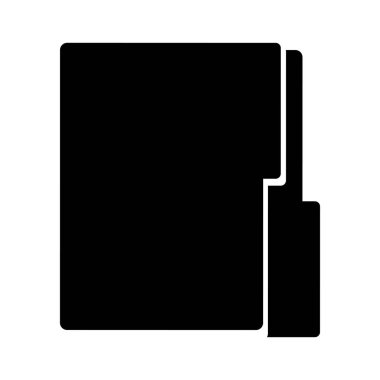 Belgeler klasörünü izole simgesi