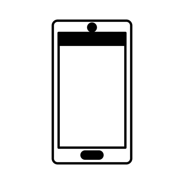 Smartphone teknoloji satırı simgesi — Stok Vektör