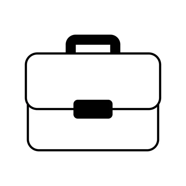 Portefeuille mallette icône isolée — Image vectorielle