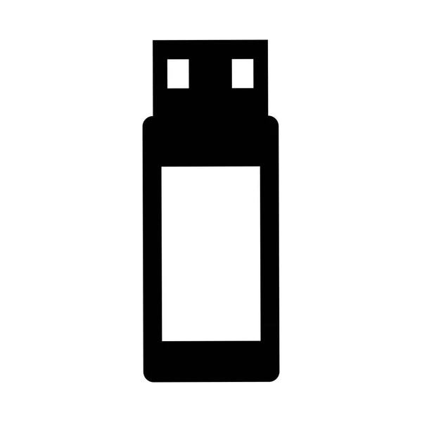 USB paměti flash ikona — Stockový vektor