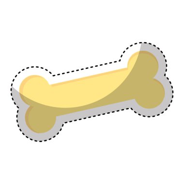 bone toy mascot isolated icon clipart