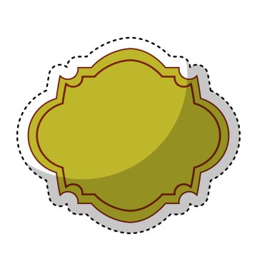 zarif çerçeve izole simgesi