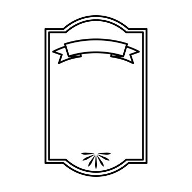 zarif çerçeve izole simgesi