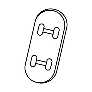 paten kurulu spor izole simgesi