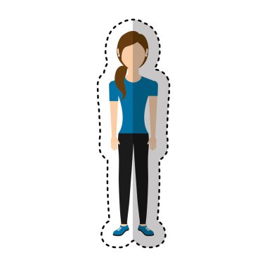 kadın atlet avatar karakter