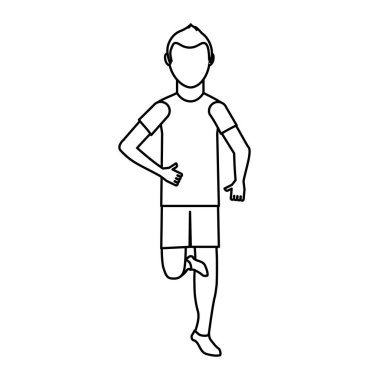 atlet avatar karakter simgesi