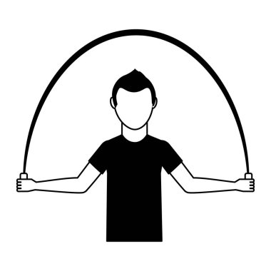 atlet avatar karakter ip atlama simgesi