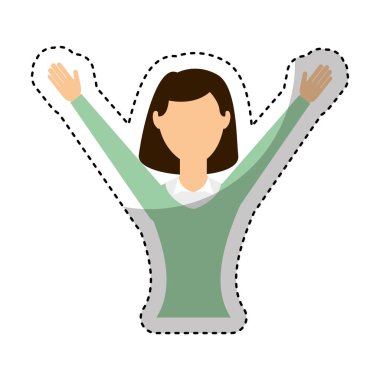 Eller yukarı işkadını avatar