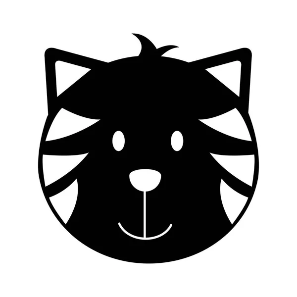 猫头吉祥物孤立的图标 — 图库矢量图片