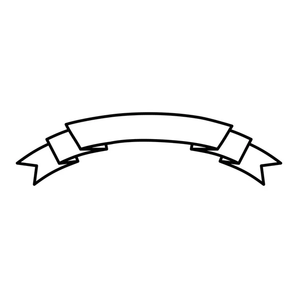 Eleganter Rahmen mit Band — Stockvektor