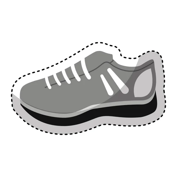 体育鞋孤立的图标 — 图库矢量图片