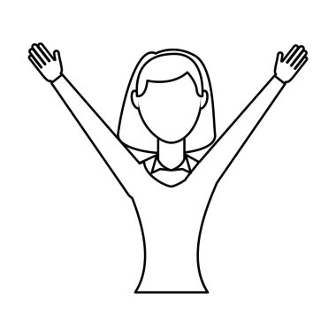 Eller yukarı işkadını avatar