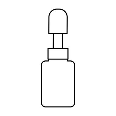 damlacık laboratuvar izole simgesi