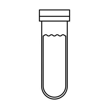 tüp testi izole simgesi