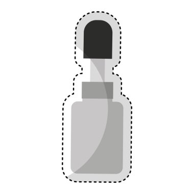 damlacık laboratuvar izole simgesi