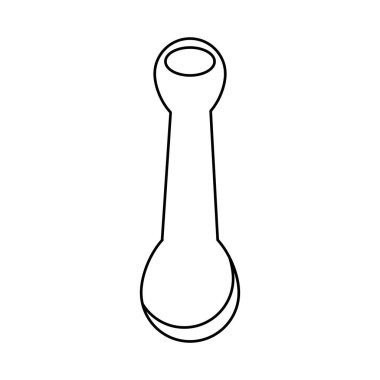 Laboratuvar değirmeni izole simgesi