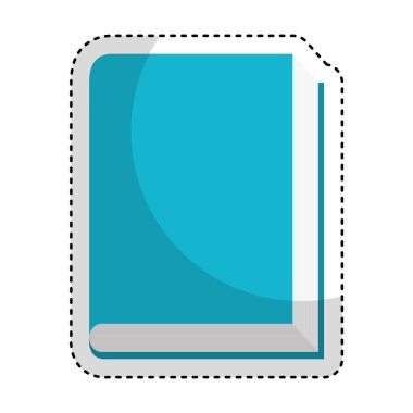 metin kitap kütüphane izole simgesi