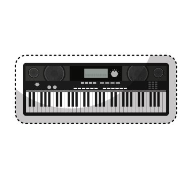 synthesizer elektrik izole simgesi